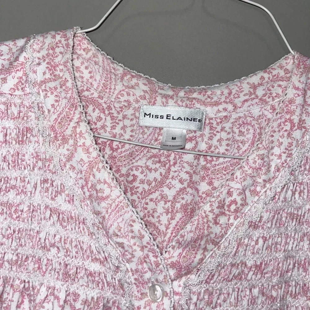Miss Elaine Pink Paisley Top - Picture 4 of 9
